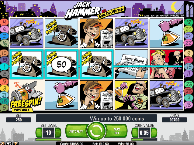 spille jack hammer