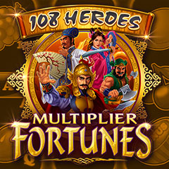 You can play 108 Heroes: Multiplier Fortunes from Microgaming for real money here